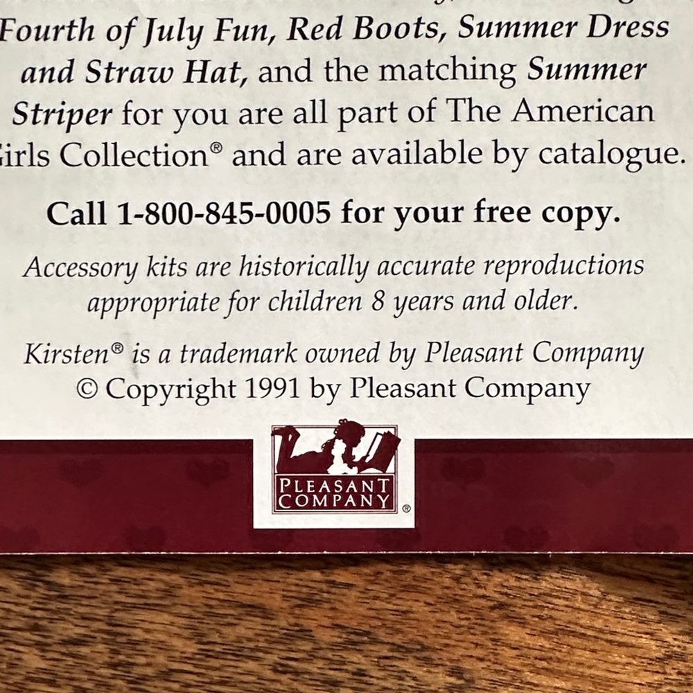 American Girl Kirsten Summer Story (Retired) 90’s Set - Picture 13 of 13